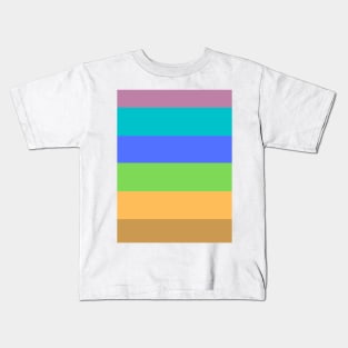 colorful geometric design Kids T-Shirt